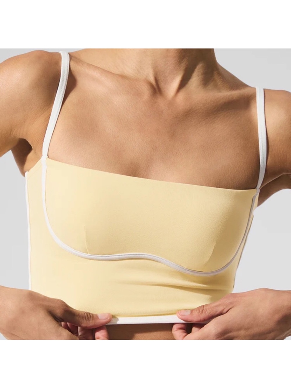 Alo yellow crop top